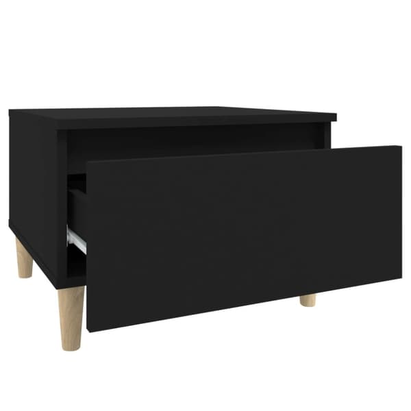 vidaXL sideborde 2 stk. 50x46x35 cm konstrueret træ sort -  Sideborde