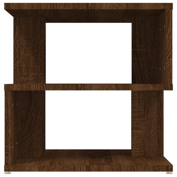 vidaXL sidebord 40x40x40 cm konstrueret træ brun egetræ -  Sideborde