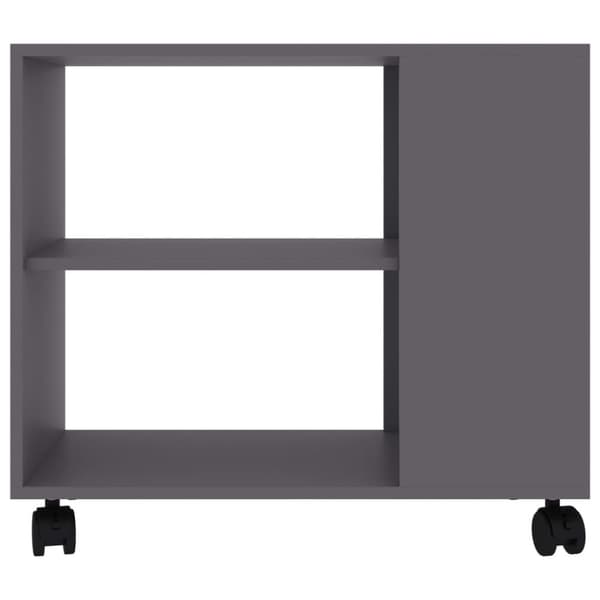 vidaXL Sivupöytä harmaa 70x35x55 cm tekninen puu -  Apupöydät