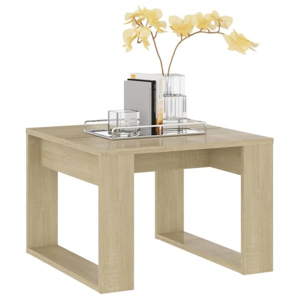vidaXL sidebord 50x50x35 cm konstrueret træ sonoma-eg - Sideborde