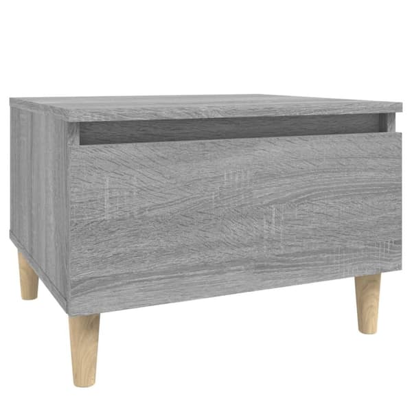 vidaXL sideborde 2 stk. 50x46x35 cm konstrueret træ grå sonoma-eg - Sideborde