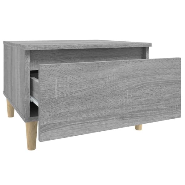 vidaXL sideborde 2 stk. 50x46x35 cm konstrueret træ grå sonoma-eg - Sideborde