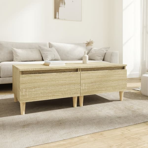 vidaXL Sivupöydät 2 kpl Sonoma-tammi 50x46x35 cm tekninen puu -  Apupöydät