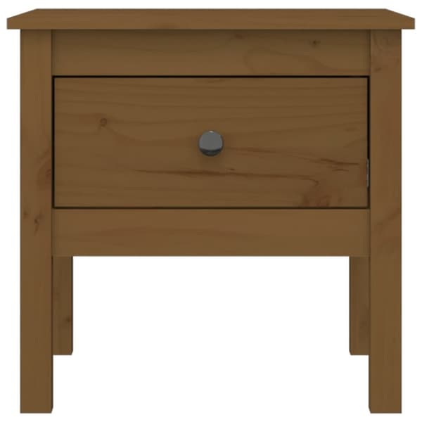 vidaXL Sivupöydät 2 kpl hunajanruskea 50x50x49 cm täysi mänty -  Apupöydät