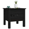 Pikkukuva 6 / 11: vidaXL Sivupöydät 2 kpl musta 40x40x39 cm täysi mänty -  Apupöydät