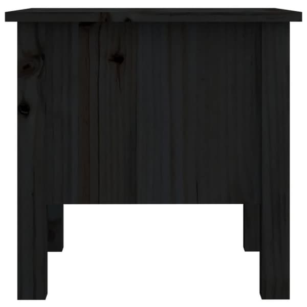 vidaXL Sivupöydät 2 kpl musta 40x40x39 cm täysi mänty -  Apupöydät