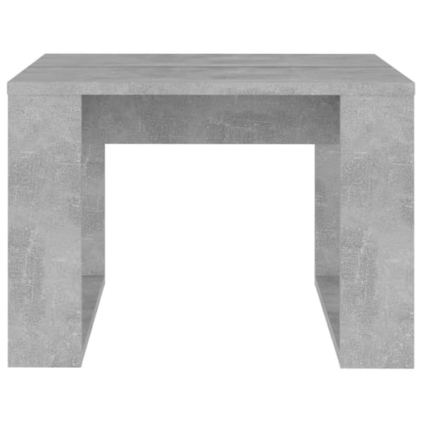 vidaXL Sidobord betonggrå 50x50x35 cm spånskiva - Avlastningsbord