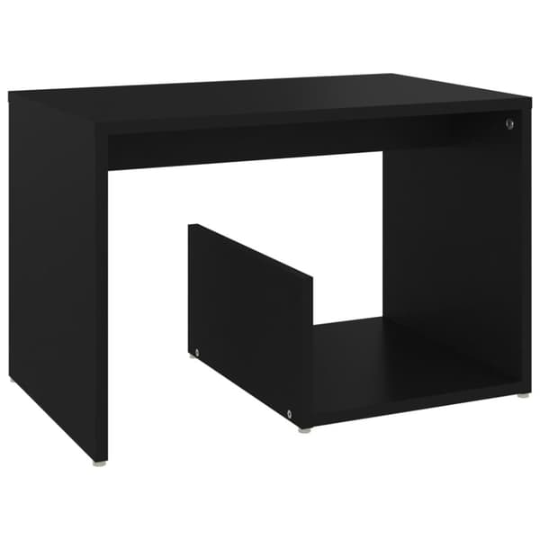 vidaXL sidebord 59x36x38 cm konstrueret træ sort - Sideborde