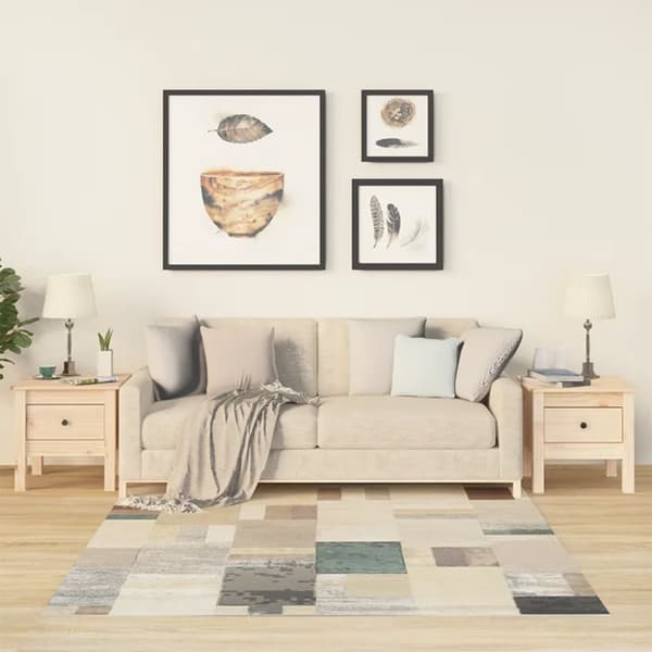 vidaXL sideborde 2 stk. 40x40x39 cm massivt fyrretræ - Sideborde
