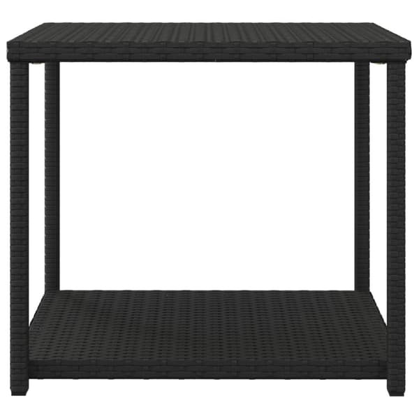 vidaXL sidebord 55x45x49 cm polyrattan sort -  Sideborde