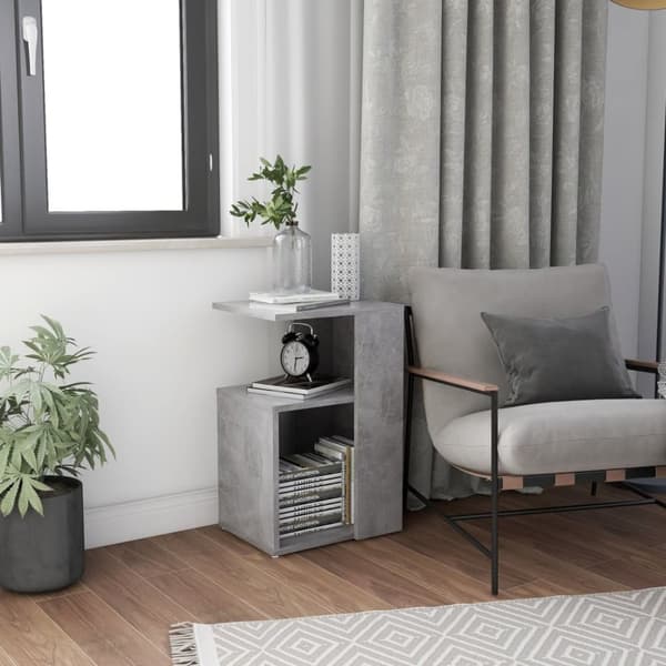 vidaXL sidebord 36x30x56 cm konstrueret træ betongrå -  Sideborde