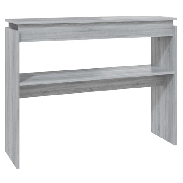 vidaXL Konsolipöytä harmaa Sonoma 102x30x80 cm tekninen puu -  Apupöydät