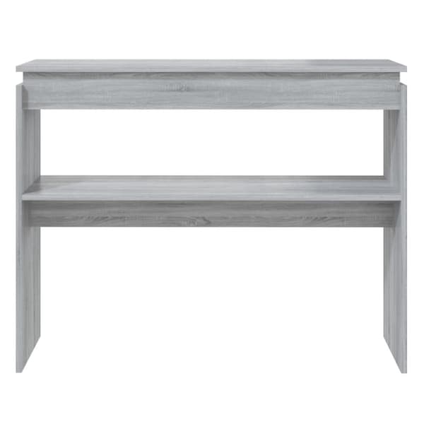 vidaXL Konsolipöytä harmaa Sonoma 102x30x80 cm tekninen puu -  Apupöydät