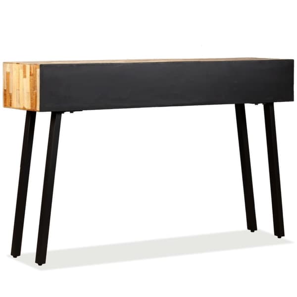 vidaXL Sivupöytä Täysi Uusiokäytetty Tiikki 120x30x76 cm -  Apupöydät