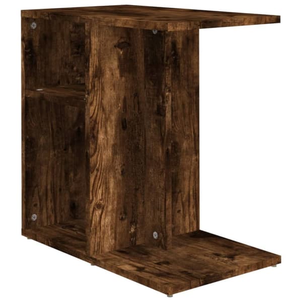 vidaXL Soffbord rökfärgad ek 50x30x50 cm konstruerat trä -  Avlastningsbord