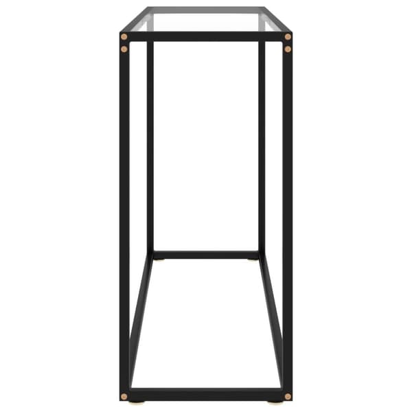 vidaXL Konsolipöytä läpinäkyvä 100x35x75 cm karkaistu lasi -  Apupöydät