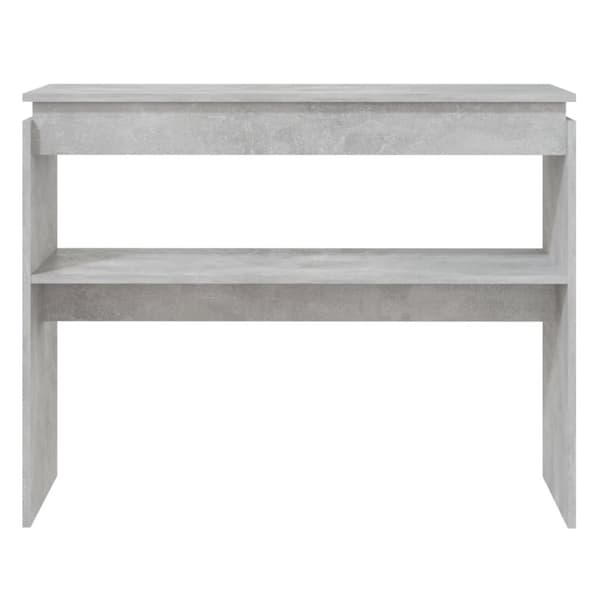 vidaXL Konsolipöytä betoninharmaa 102x30x80 cm tekninen puu -  Apupöydät