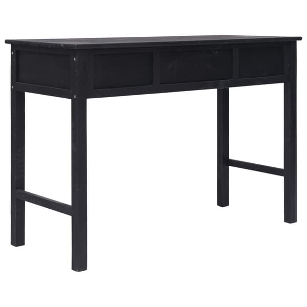 vidaXL konsolbord 110 x 45 x 76 cm træ sort -  Sideborde
