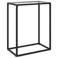 Miniatyrbillede 1 af 8: vidaXL konsolbord 60x35x75 cm hærdet glas transparent -  Sideborde