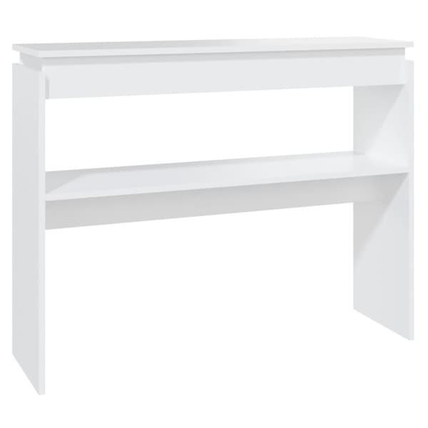 vidaXL Konsolipöytä valkoinen 102x30x80 cm tekninen puu -  Apupöydät