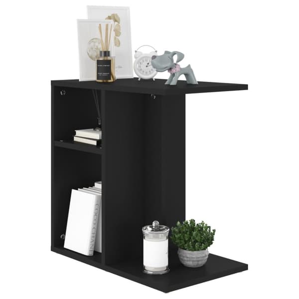 vidaXL sidebord 50x30x50 cm konstrueret træ sort -  Sideborde
