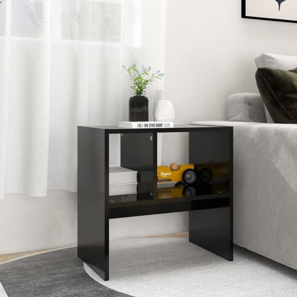 vidaXL sidebord 50x30x50 cm konstrueret træ sort -  Sideborde