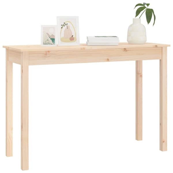 vidaXL konsolbord 110x40x75 cm massivt fyrretræ - Sideborde