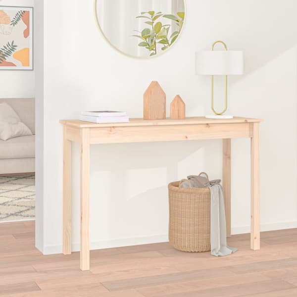 vidaXL konsolbord 110x40x75 cm massivt fyrretræ -  Sideborde