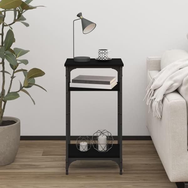 vidaXL sidebord 40x30x75 cm konstrueret træ sort -  Sideborde