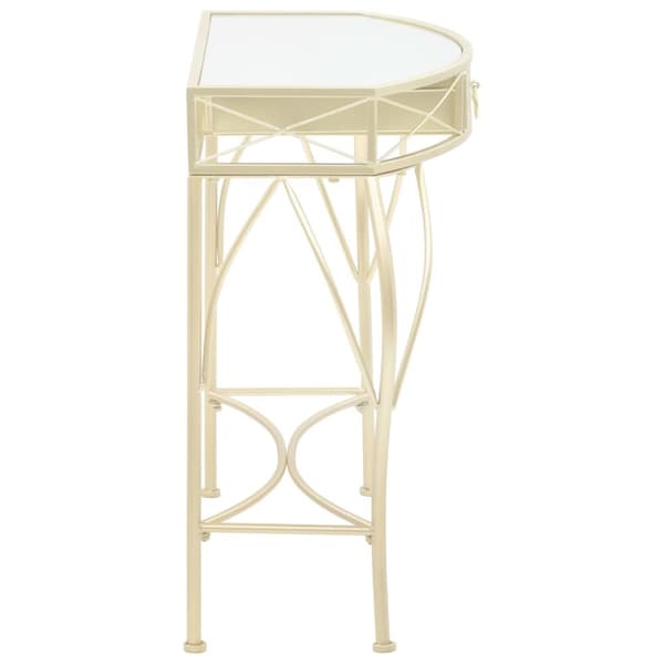 vidaXL sidebord i fransk stil metal 82 x 39 x 76 cm guldfarvet - Sideborde