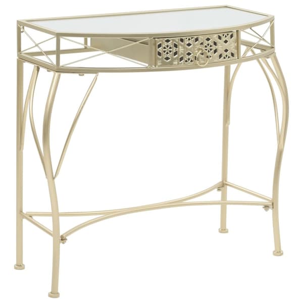 vidaXL sidebord i fransk stil metal 82 x 39 x 76 cm guldfarvet - Sideborde