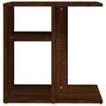 Miniatyrbillede 6 af 11: vidaXL sidebord 50x30x50 cm konstrueret træ brun egetræ -  Sideborde