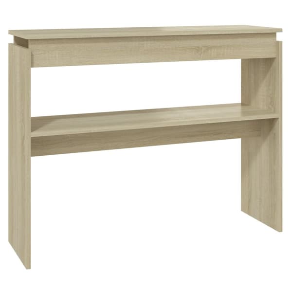 vidaXL konsolbord 102x30x80 cm konstrueret træ sonoma-eg -  Sideborde