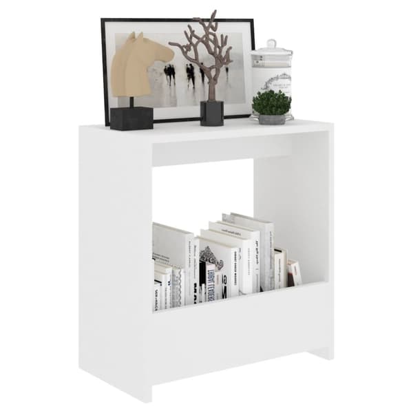 vidaXL sidebord 50x26x50 cm konstrueret træ hvid -  Sideborde