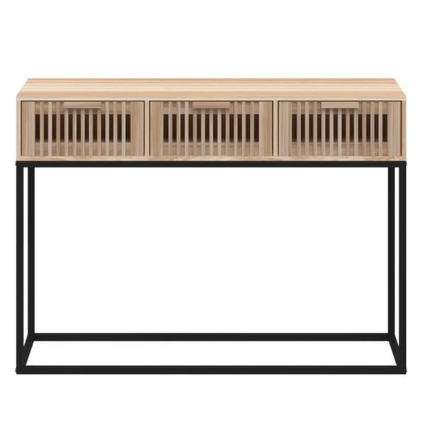 vidaXL Konsolipöytä 105x30x75 cm tekninen puu ja rauta -  Apupöydät