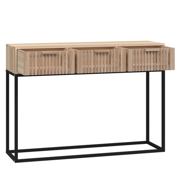 vidaXL Konsolipöytä 105x30x75 cm tekninen puu ja rauta -  Apupöydät