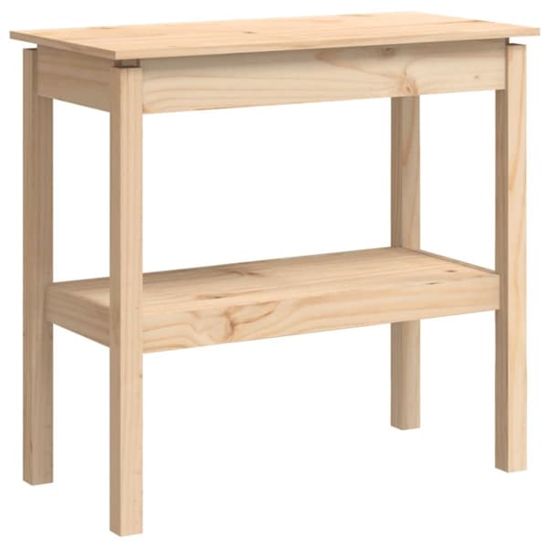vidaXL konsolbord 80x40x75 cm massivt fyrretræ -  Sideborde
