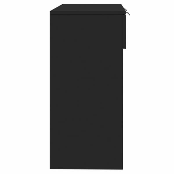 vidaXL Konsolipöytä musta 90x36x75 cm tekninen puu -  Apupöydät