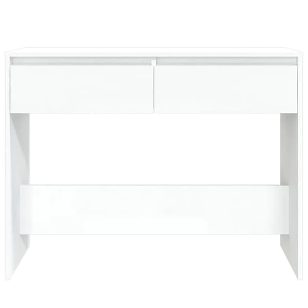 vidaXL konsolbord 100x35x76,5 cm konstrueret træ hvid - Sideborde