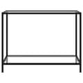 Miniatyrbillede 3 af 8: vidaXL konsolbord 100x35x75 cm hærdet glas transparent -  Sideborde