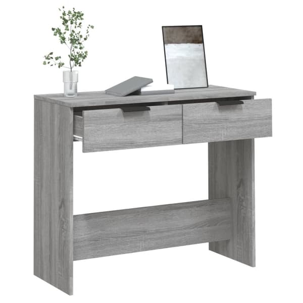 vidaXL sofabord 90x36x75 cm konstrueret træ grå sonoma-eg - Sideborde