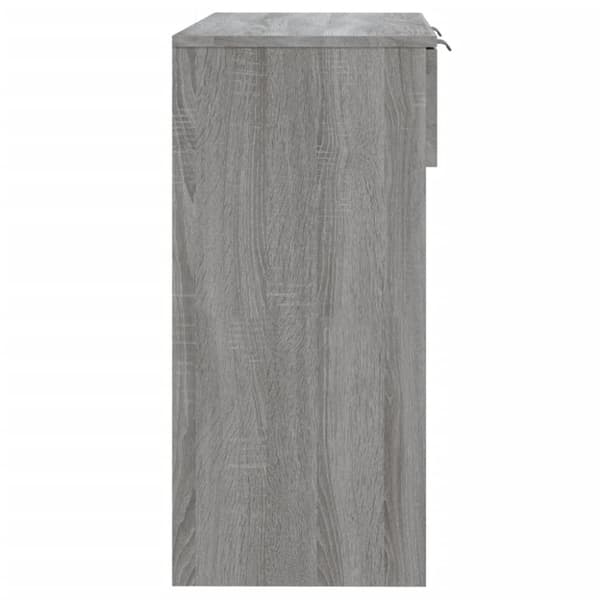 vidaXL sofabord 90x36x75 cm konstrueret træ grå sonoma-eg - Sideborde