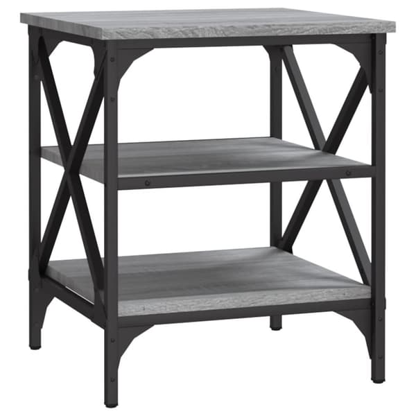 vidaXL Sivupöydät 2 kpl harmaa Sonoma 40x42x50 cm tekninen puu -  Apupöydät