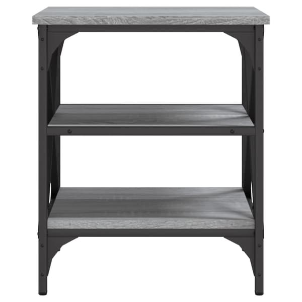 vidaXL Sivupöydät 2 kpl harmaa Sonoma 40x42x50 cm tekninen puu -  Apupöydät