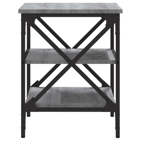 vidaXL Sivupöydät 2 kpl harmaa Sonoma 40x42x50 cm tekninen puu -  Apupöydät