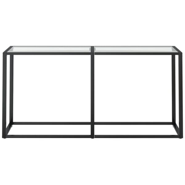 vidaXL Konsolipöytä läpinäkyvä 160x35x75,5 cm karkaistu lasi -  Apupöydät