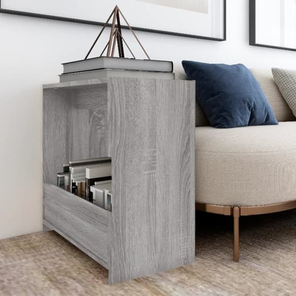 vidaXL sidebord 50x26x50 cm konstrueret træ grå sonoma-eg - Sideborde