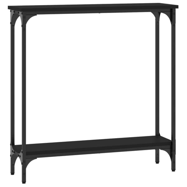 vidaXL konsolbord 75x22,5x75 cm konstrueret træ sort -  Sideborde