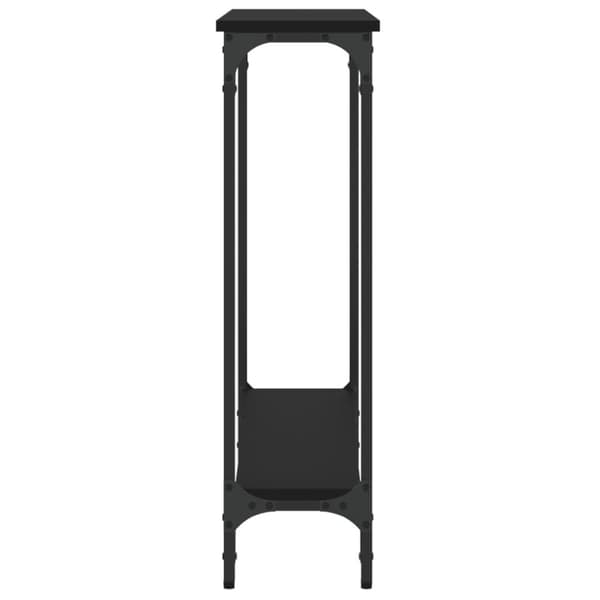 vidaXL konsolbord 75x22,5x75 cm konstrueret træ sort - Sideborde