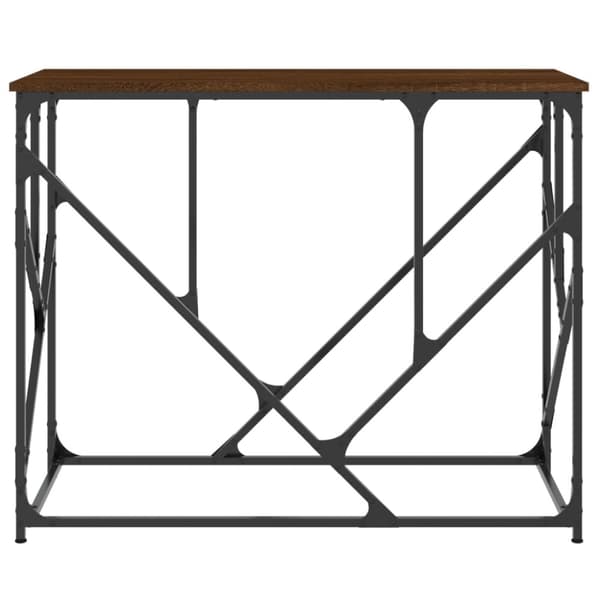 vidaXL Avlastningsbord brun ek 100x40x80 cm konstruerat trä -  Avlastningsbord
